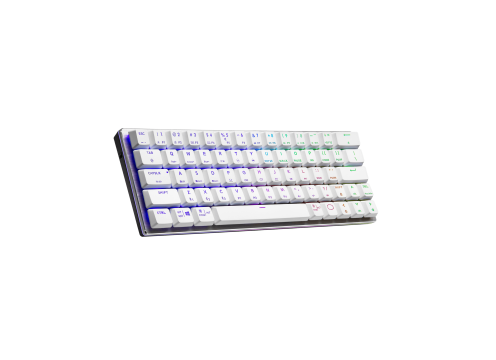 COOLERMASTER SK622 WIRELESS WHITE KEYBOARD - SWITH BLUE