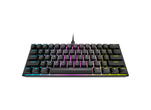 מקלדת גיימינג מכנית CORSAIR K65 RGB MINI 60% GAMING CHERRY MX RED