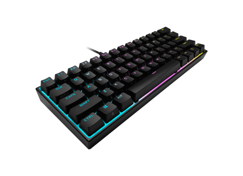 מקלדת גיימינג מכנית CORSAIR K65 RGB MINI 60% GAMING CHERRY MX RED