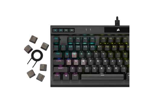 מקלדת גיימינג מכנית CORSAIR K70 RGB TKL CHAMPION — CHERRY MX RED