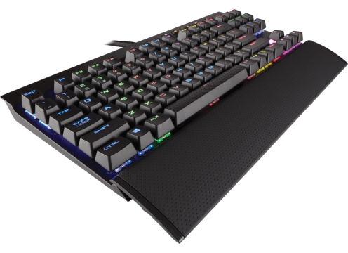 מקלדת גיימינג מכנית CORSAIR K65 RGB RAPIDFIRE COMPACT CHERRY MX SPEED RGB