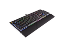 מקלדת גיימינג מכנית שקטה CORSAIR STRAFE RGB CHERRY MX