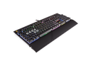 מקלדת גיימינג מכנית שקטה CORSAIR STRAFE RGB CHERRY MX