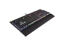 מקלדת גיימינג מכנית שקטה CORSAIR STRAFE RGB CHERRY MX