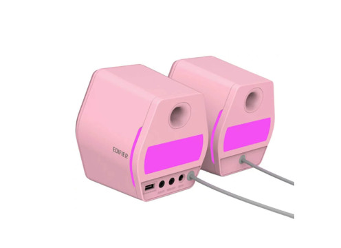 רמקולים לגיימינג 2.0 EDIFIER G2000 צבע ורוד