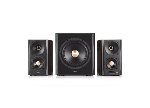 מערכת רמקולים 2.1 עם סאבוופר EDIFIER S360DB 155W BLUETOOTH צבע חום