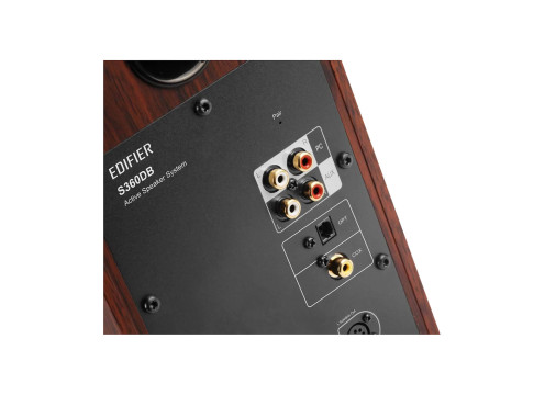 מערכת רמקולים 2.1 עם סאבוופר EDIFIER S360DB 155W BLUETOOTH צבע חום