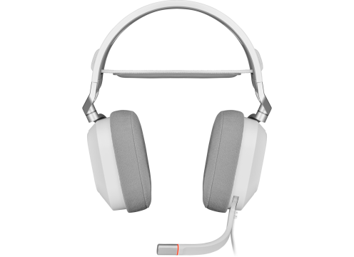 אוזניות גיימינג CORSAIR HS80 RGB USB WIRED - WHITE