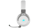אוזניות גיימינג אלחוטי CORSAIR VIRTUOSO RGB WIRELESS HIGH-FIDELITY — WHITE