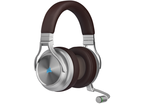 אוזניות גיימינג אלחוטי CORSAIR VIRTUOSO RGB WIRELESS SE HIGH-FIDELITY — ESPRESSO