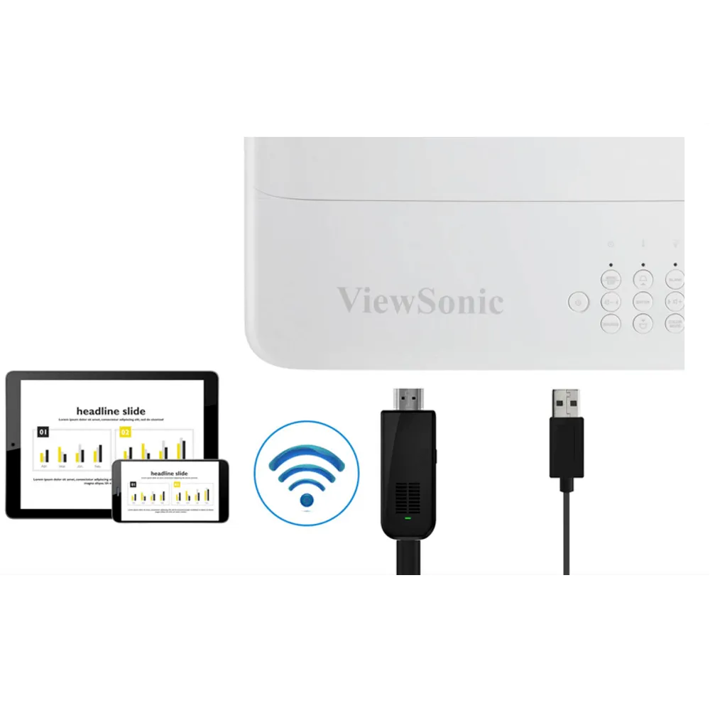 מקרן ViewSonic PX701HD FULL HD