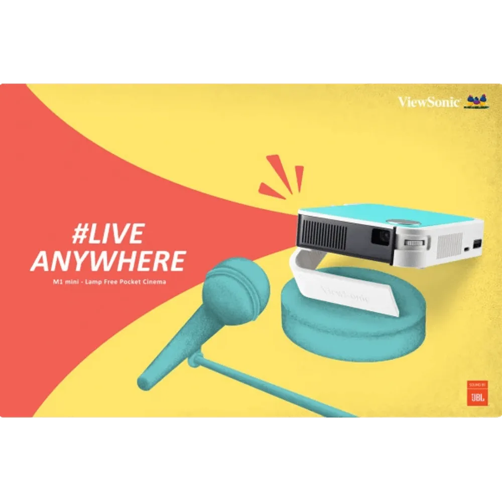 מקרן לד נייד ViewSonic M1 MINI PLUS