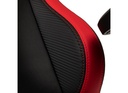 כיסא גיימינג NOBLECHAIRS EPIC COMPACT BLACK/CARBON/RED בצבע שחור/קרבון/אדום