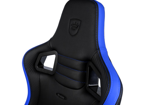 כיסא גיימינג NOBLECHAIRS EPIC COMPACT BLACK/CARBON/BLUE בצבע שחור/קרבון/כחול