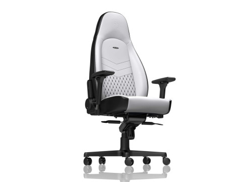 כיסא גיימינג NOBLECHAIRS ICON WHITE/BLACK בצבע לבן/שחור