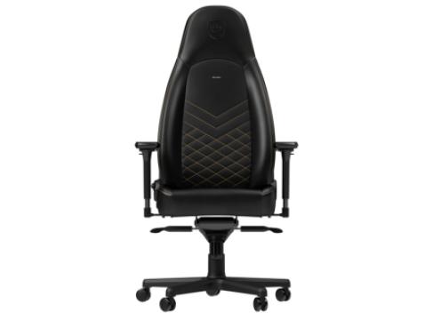 כיסא גיימינג NOBLECHAIRS ICON BLACK/GOLD בצבע שחור/זהב