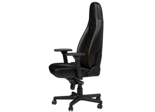 כיסא גיימינג NOBLECHAIRS ICON BLACK/GOLD בצבע שחור/זהב
