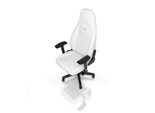 כיסא גיימינג NOBLECHAIRS ICON WHITE EDITION בצבע לבן
