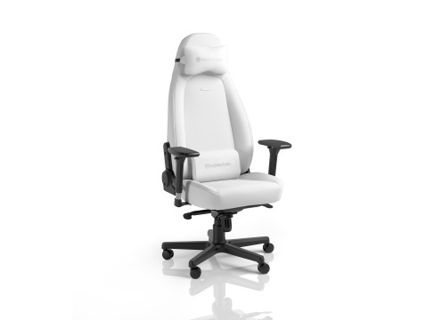 כיסא גיימינג NOBLECHAIRS ICON WHITE EDITION בצבע לבן