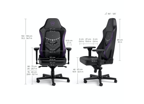כיסא גיימינג NOBLECHAIRS HERO BLACK PANTHER EDITION