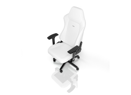 כיסא גיימינג NOBLECHAIRS HERO WHITE EDITION בצבע לבן