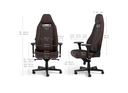 כיסא מנהלים NOBLECHAIRS LEGEND JAVA EDITION בצבע חום