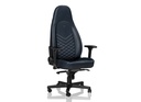 כיסא גיימינג NOBLECHAIRS ICON REAL LEATHER MIDNIGHT BLUE/GRAPHITE עור אמיתי