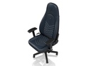 כיסא גיימינג NOBLECHAIRS ICON REAL LEATHER MIDNIGHT BLUE/GRAPHITE עור אמיתי