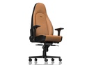 כיסא גיימינג NOBLECHAIRS ICON REAL LEATHER COGNAC/BLACK עור אמיתי