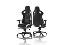 כיסא גיימינג NOBLECHAIRS EPIC REAL LEATHER BLACK/WHITE/RED עור אמיתי