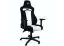 NITRO CONCEPTS E250 GAMING CHAIR BLACK/WHITE