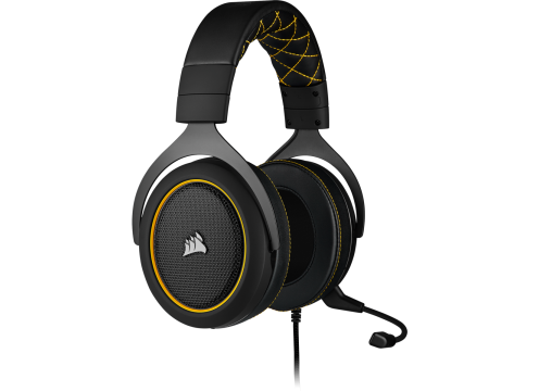CORSAIR HS60 PRO SURROUND GAMING HEADSET - YELLOW