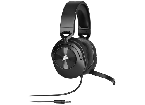 אוזניות גיימינג CORSAIR HS55 STEREO WIRED - CARBON