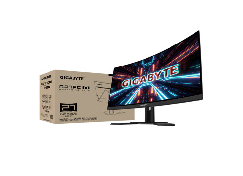מסך מחשב קעור לגיימינג GIGABYTE G27FCA 27" VA FHD 165HZ 1MS