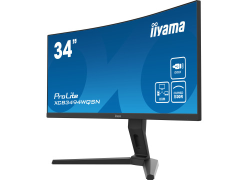 מסך מחשב קעור IIYAMA 34" PROLITE UWQHD VA WITH USB-C CURVED