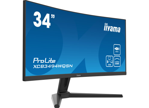 מסך מחשב קעור IIYAMA 34" PROLITE UWQHD VA WITH USB-C CURVED