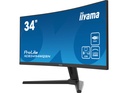 מסך מחשב קעור IIYAMA 34" PROLITE UWQHD VA WITH USB-C CURVED