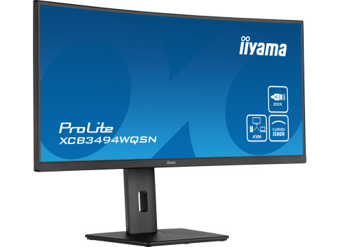 מסך מחשב קעור IIYAMA 34" PROLITE UWQHD VA WITH USB-C