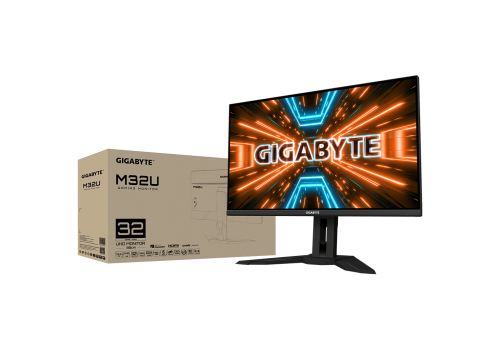 מסך גיימינג GIGABYTE GAMING M32U 31.5" IPS UHD 144HZ 1MS