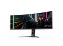 מסך גיימינג קעור GIGABYTE AORUS 49" DQHD OLED 144HZ 0.03MS 1800R