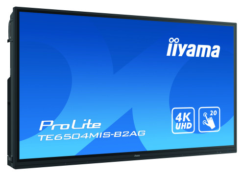 מסך מגע אינטראקטיבי בגודל 65 אינצ' IIYAMA 65" PROLITE IPS 20PT TOUCH 4K INTERACTIVE