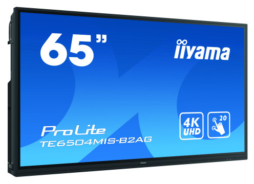 מסך מגע אינטראקטיבי בגודל 65 אינצ' IIYAMA 65" PROLITE IPS 20PT TOUCH 4K INTERACTIVE