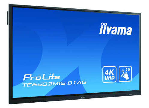 מסך מגע אינטראקטיבי בגודל 65 אינצ' IIYAMA 65" PROLITE VA 20PT TOUCH 4K INTERACTIVE