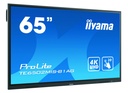 מסך מגע אינטראקטיבי בגודל 65 אינצ' IIYAMA 65" PROLITE VA 20PT TOUCH 4K INTERACTIVE