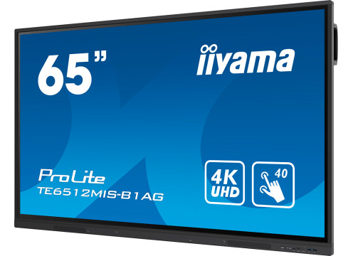 מסך מגע אינטראקטיבי בגודל 65 אינצ' IIYAMA 65" PROLITE IPS 40PT TOUCH 4K INTERACTIVE