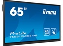 מסך מגע אינטראקטיבי בגודל 65 אינצ' IIYAMA 65" PROLITE IPS 40PT TOUCH 4K INTERACTIVE