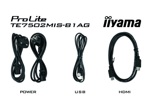 מסך מגע אינטראקטיבי בגודל 75 אינצ' IIYAMA 75" PROLITE VA 20PT TOUCH 4K INTERACTIVE