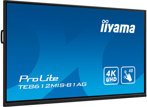 מסך מגע אינטראקטיבי בגודל 86 אינצ' IIYAMA 86" PROLITE IPS 40PT TOUCH 4K INTERACTIVE