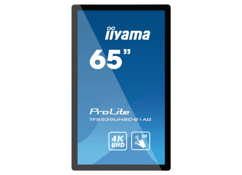 מסך מגע IIYAMA 65" PROLITE 4K OPEN FRAME PCAP 50PT TOUCH