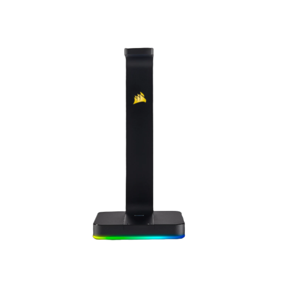 מעמד מואר לאוזניות – CORSAIR ST100 RGB Premium Headset Stand